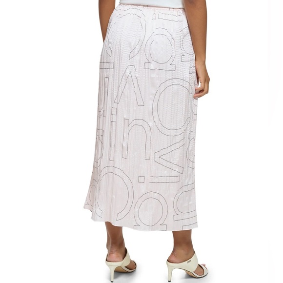 Calvin Klein Cream Maxi Skirt - Picture 2 of 14